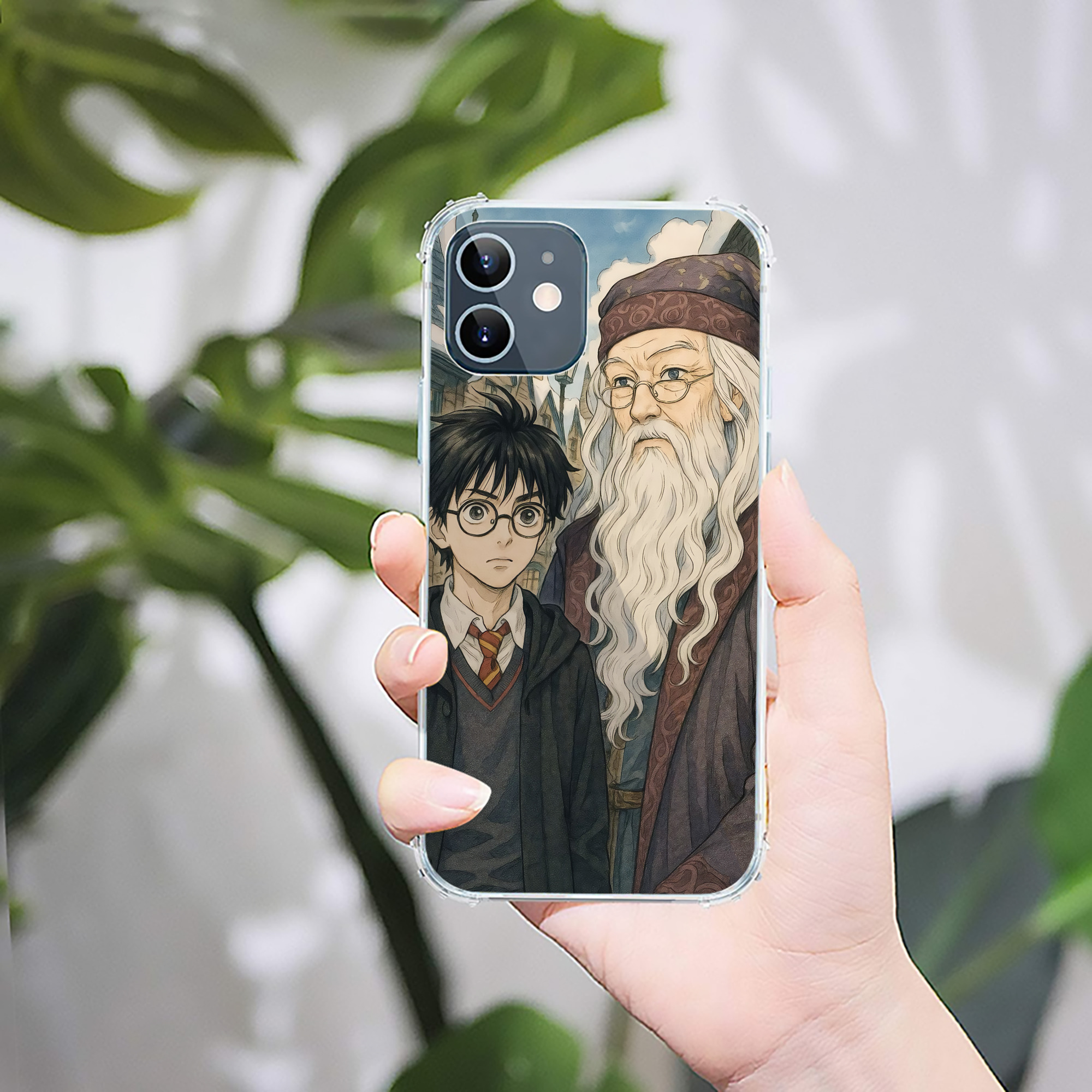 （画像用） Harry Potter ハリー・ポッターシリーズ 【iPhone 12シリーズ対応】透明スマホケース（クリアソフトケース）